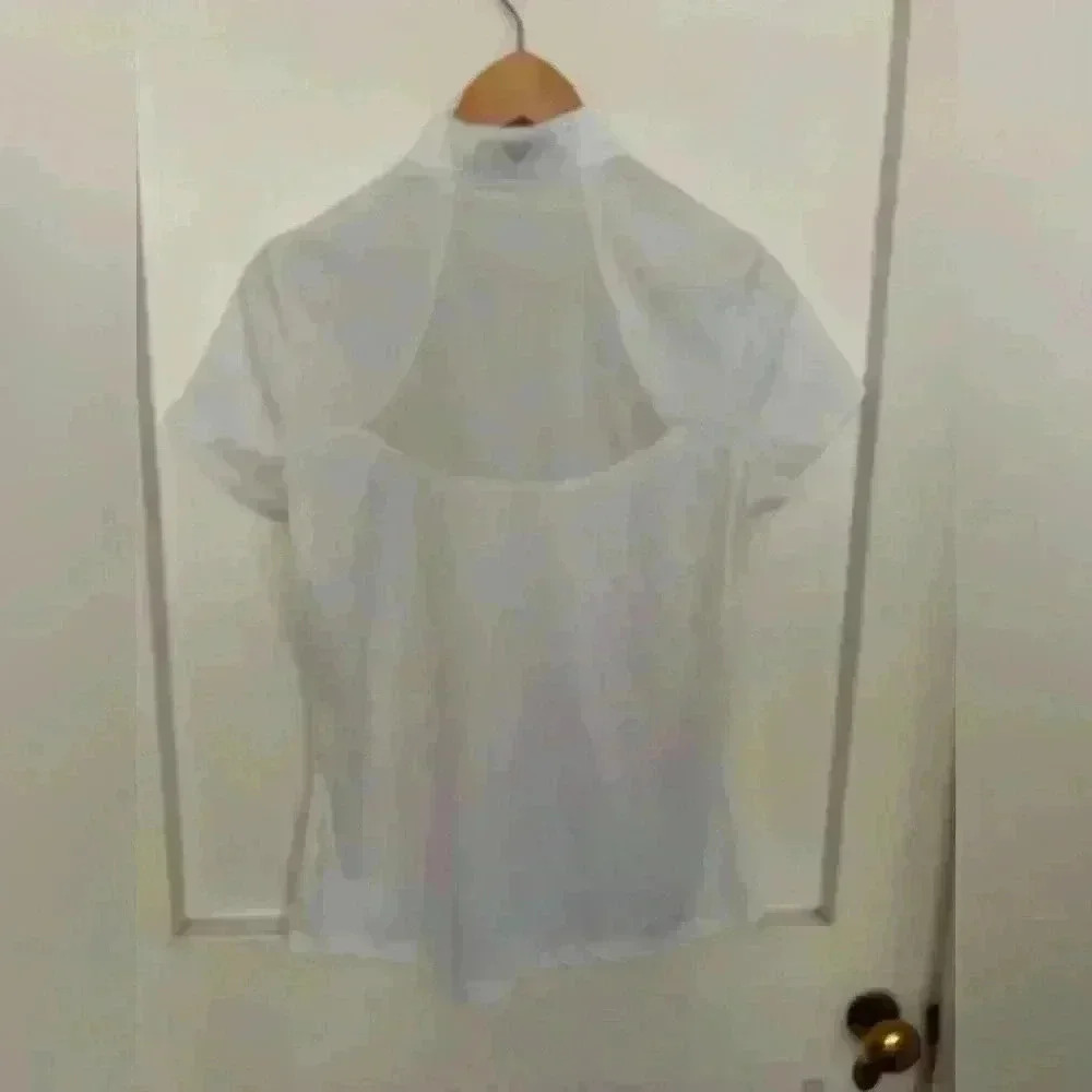 Women’s Callaway Golf Shirt/White with Floral Pattern Size Medium - Picture 8 of 10